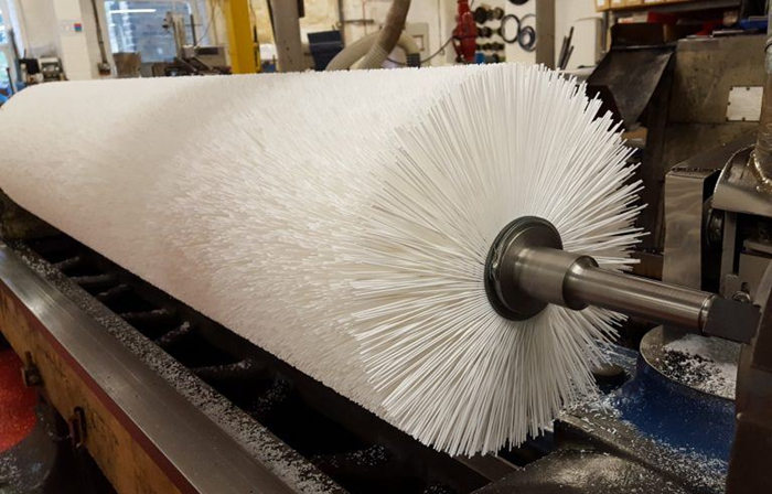 Spiral Wound Industrial Roller Brush